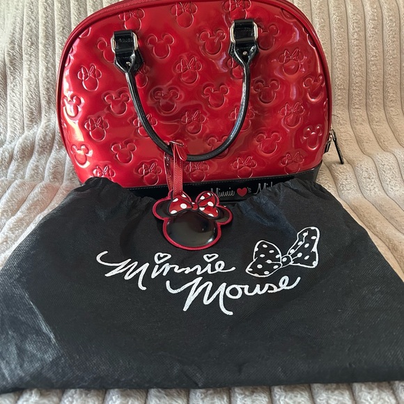 Loungefly Disney Minnie Mouse Embossed Bowling Bag w/Dustbag **Pre-Funko** - Picture 11 of 15
